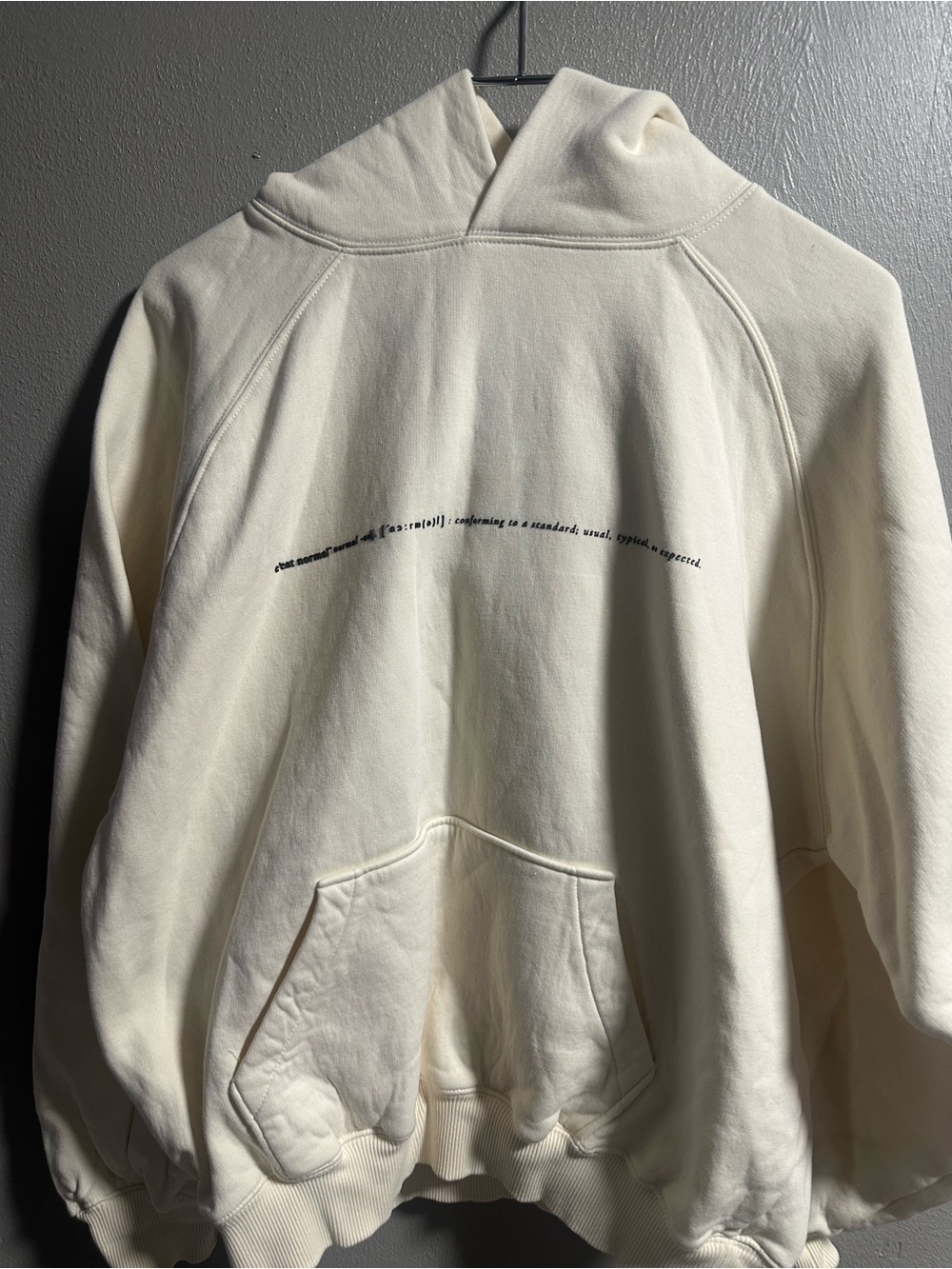 C’est Normal Hoodie -Sz sm
